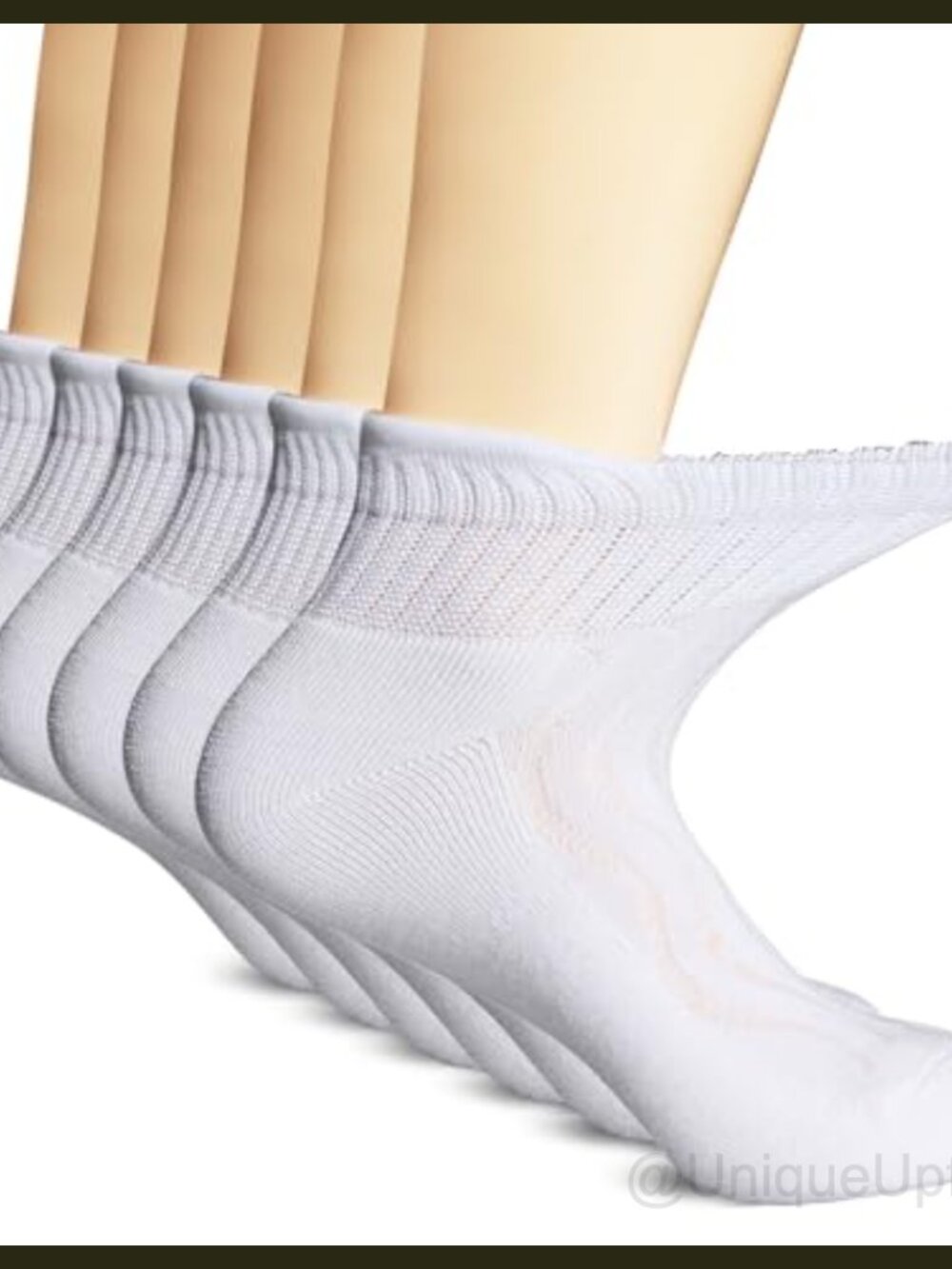 Bamboo Viscose Diabetic Ankle Socks Cushioned Non-Binding Seamless